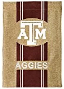**OPEN FLAG** NCAA Team Texas A&M Aggies 14B969 BURLAP Garden Flag 12.5” x 18” - Picture 1 of 1
