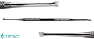Instrumentos de desbridamiento para eliminación de quistes de curetaje quirúrgico 3/4 de cureta dental - Imagen 1 de 4