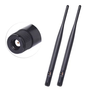 2x 2.4GHz 5GHz Antenna For WiFi Adapter WiFi Router Booster Repeater IP Camera - Picture 1 of 11