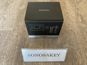 Voigtlander COLOR-SKOPAR 28mm F2.8 Asférico Tipo I VM Pintura Negra Nuevo en Caja - Imagen 1 de 5