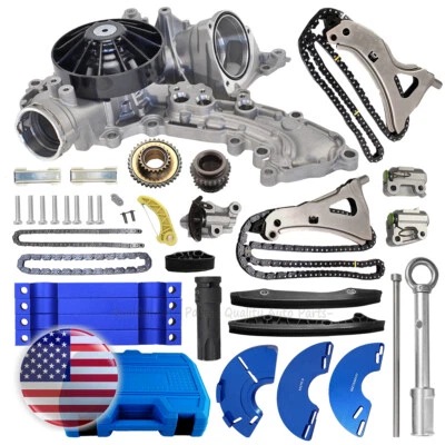 Timing Chain Kit Water Pump Tool For Mercedes-Benz CLS500 E500 GL500 CLS550 4.7L - Image 1 of 4