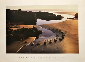 Stream Stone Circle ~ 31 1/2"x 23 5/8" Lithographic Poster by Martin Hill - Picture 1 of 2