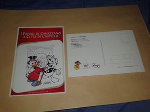 DISNEY-ZIO PAPERONE-CARTOLINA I PAPERI DI CAVAZZANO-TIFERNO COMICS 2009 - Foto 1 di 1