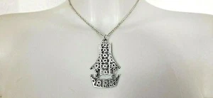 PENTTI SARPANEVA ° SILBER ANHÄNGER / KETTE ° Finnland ° 830 / 1000 °Meistermarke - Picture 1 of 12