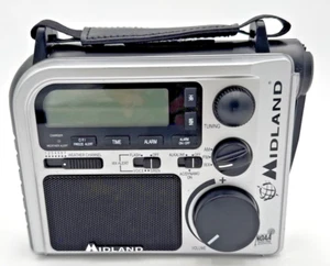Midland ER102 Emergency Radio battery crank power weather alert AM/FM flashlight - Picture 1 of 9