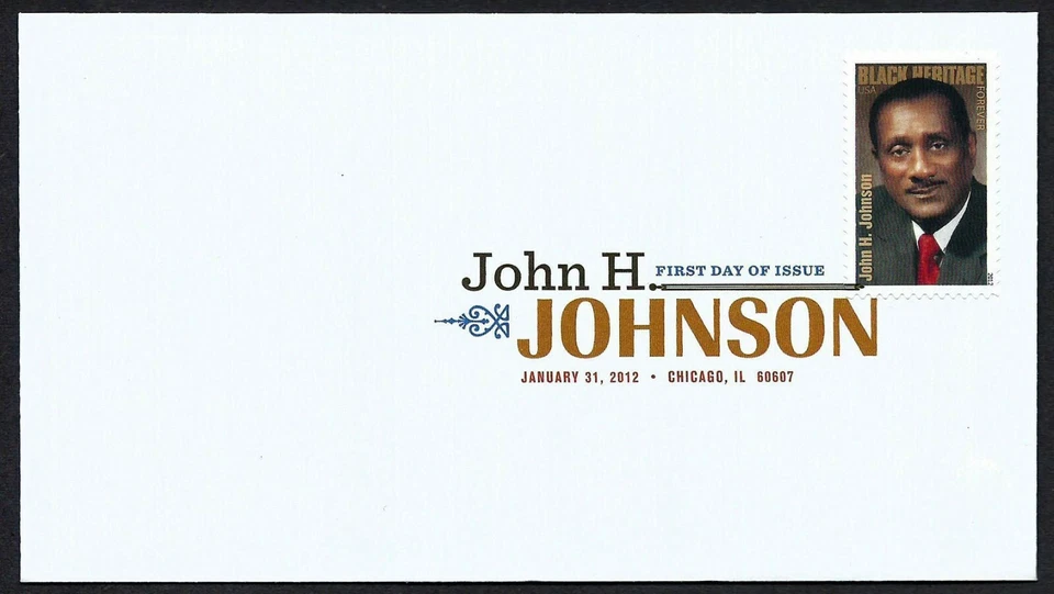 USA, SCOTT # 4624, FDC COVER - PUBLISHER JOHN JOHNSON, IN DIGITAL COLOR DCP 2012 - Image 1 of 1
