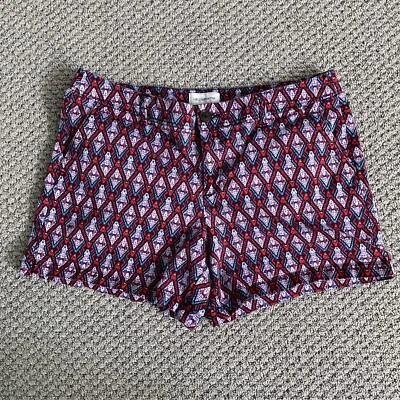 Pantalones Cortos Liz Claiborne Mujer Talla 12 Azteca Retro Cadera tiro Medio Foto 1 de 4