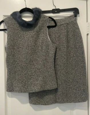 Vestido Lela Rose 2 piezas cachemir y lana 8 Foto 1 de 4