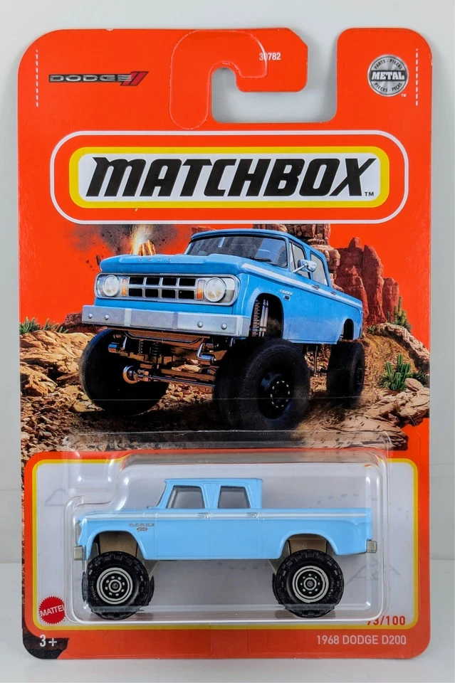 1968 Dodge D-200 / Blue / Matchbox / 2021 - Image 1 of 1