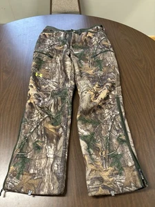 Under Armour Hunting Pants Mens 34 x 29 Realtree Camo Scent Control Fleece Pants - Picture 1 of 24