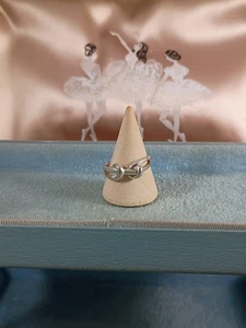 Anillo nudos de plata de ley 925 tamaño 8,5 estampado 925 IBB TH #1JW40 - Imagen 1 de 7