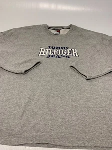 Tommy Hilfiger Jeans Pullover  Gray M Men's A37 - Picture 1 of 6