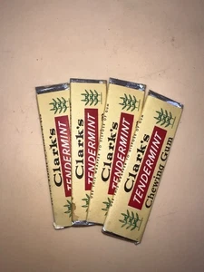 Soldado del Ejército de la Segunda Guerra Mundial 4 PALTOS DE CHICLE con envoltorio CLARK's Tendermint 1942 - Imagen 1 de 4