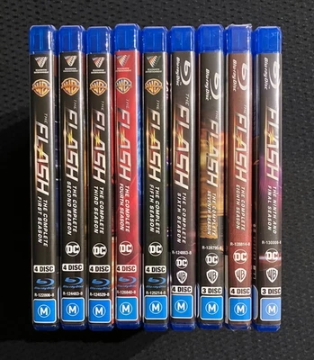 The Flash: Complete Series Blu-Ray Collection (Temporada 1-9) - Juego Blu-Ray de 34 discos Foto 1 de 4