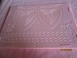 KEEPSAKE GLITTER GIRLS EMBOSSING BOARD - Picture 1 of 2