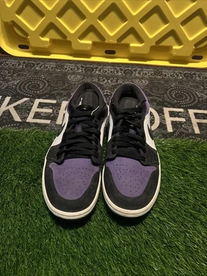 Tamanho 8.5 - Jordan 1 Low Court Purple - 553558-125 (USADO - Imagem 1 de 4