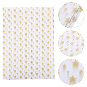 20 Sheets Golden Star Paper Child Delicate Wrapping Tissue for Crafts - Picture 1 of 12