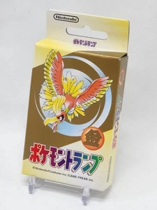 Pokemon Playing Cards Poker Deck Gold Ho-oh 1999 NEW Very Rare Japanese - Picture 1 of 4