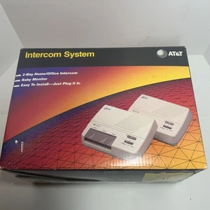 AT&T  2-Way Intercom Unit Plug and Play 3 Channel Baby Monitor FREE SHIPPING - Picture 1 of 7