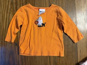 Oshkosh B’Gosh Vintage Langarm 100% Baumwolle Halloween Geist 12 M Trusts Tide - Bild 1 von 10