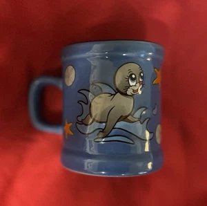 Sea Lion Caves, Oregon Coast Baby Seal 3-D Cup Mug - Excellent - Picture 1 of 3