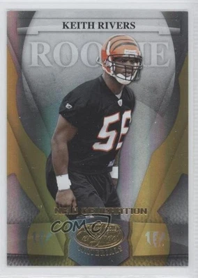 2008 Leaf Certified Materials Mirror Gold /25 Keith Rivers #176 Rookie RC - Image 1 of 2