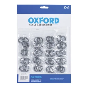 Oxford Cycle Bicycle Bike Ball Cage Silver - 20 Pairs - 1/4 Inch X 7 Balls - Picture 1 of 1