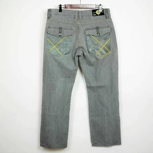COOGI JEANS Men's 38x34 - Light gray wash blue jeans denim pants w/ Embroidery - Picture 1 of 11