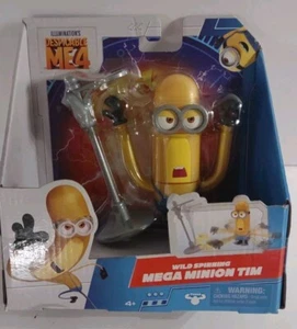 Illumination's Despicable Me 4 Tim Mega Minion Wild Spinning 4.5" Figure NEW - Picture 1 of 6