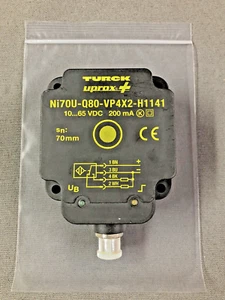 Turck Ni70U-Q80-VP4X2-H1141 Inductive Proximity Sensor PNP 4 Wire 10-65 VDC - Picture 1 of 4