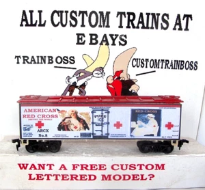 HO SCALE CUSTOM LETTERED RED CROSS REEFER LOT P 18 🩸🩸🩸🩸 - Picture 1 of 13