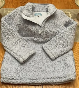 Joules Light Blue Fleece Half Zip Pullover Youth Size 6 Yr Fall Cozy Casual-EUC - Picture 1 of 3