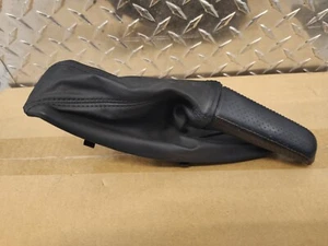 Palanca de freno de mano genuina BMW E90 E91 E92 E93 cuero negro M Sport - Imagen 1 de 6