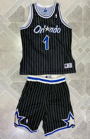 RARE! Authentic Champion Penny Hardaway Jersey (size 48) and Shorts (size 40) Cover