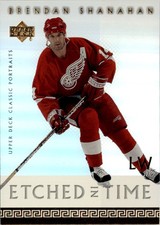 2002-03 Upper Deck Classic Portraits Etched in Time Brendan Shanahan Detroit Red