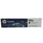 HP 981A Black Ink Cartridge J3M71A Genuine Original PageWide Enterprise Color