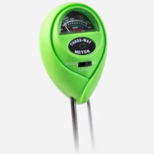 3 in1 Soil Tester Meter Moisture Light PH Tester For Garden Lawn Soil Test - Picture 1 of 7
