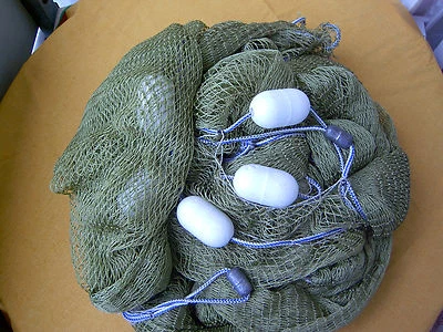 ZUGNETZ mit Fangsack wahlweise 6m - 20m Länge 10 oder 12mm Maschen Schleppnetz - Bild 1 von 3