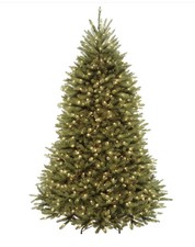 National Tree Dunhill Fir Tree With Dual Color Led Lights 7.5 Feet