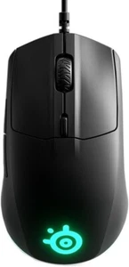 Rival 3 Wired 6-Button 77g Gaming Mouse - Prism 3-Zone RGB Illumination - 8,500 - Picture 1 of 5