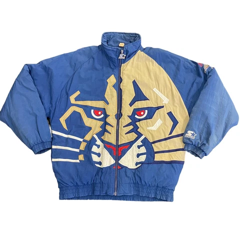 VINTAGE RARE STARTER FLORIDA PANTHERS "BIG LOGO" FULL ZIP JACKET SIZE MEDIUM Cover