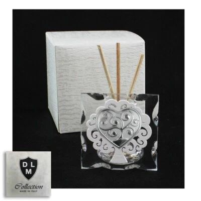 DLMBOMBONIERE 29611 Bomboniere Diffusore Profumatore Cuore Albero Vita Matrimonio Comunione