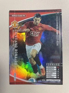 2007-08 Panini WCCF Cristiano Ronaldo Refractor Card WFW Manchester Utd - Picture 1 of 2