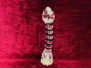 7” Super Glass Dildo Massager G-Spot Clitoral Anal Masturbation Sex Toys Women - Picture 1 of 2