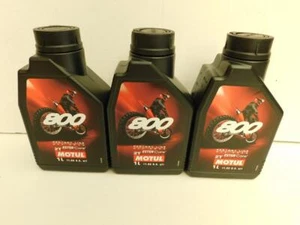 14,83€/l Motul 800 2T Off Road Factory Line 3 x 1 L 2-Taktöl auf Esterbasis - Afbeelding 1 van 1