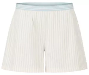 Damen Schlafhose Mix&Match Pyjamahose BY LOUISE Baumwolle offwhite Streifen Gr.L - Bild 1 von 6