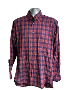 Robert Talbott Classic Button Up Hemd Herren Größe M Mehrfarbig Kariert Langarm - Bild 1 von 15