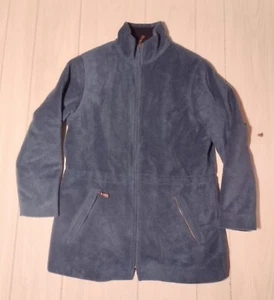 LL Bean Women SP Small Petite Coat Blue Wool Blend Lined Jacket - Picture 1 of 9