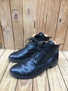 Fiorentini baker black plain men's leather Lace up boots szie EUR 41 US 8 UK 7 - Picture 1 of 16