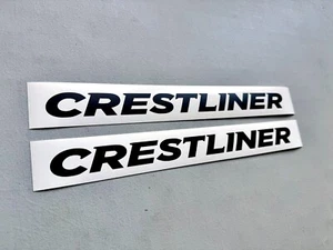 Crestliner Boats Decals SET OF 2 Vinyl Decal Stickers - Bild 1 von 3